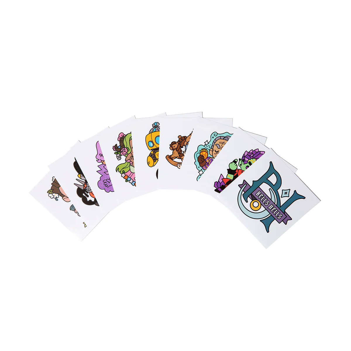 Bells Hells Chibi Vinyl Decals Set 9-Pack - Image 3