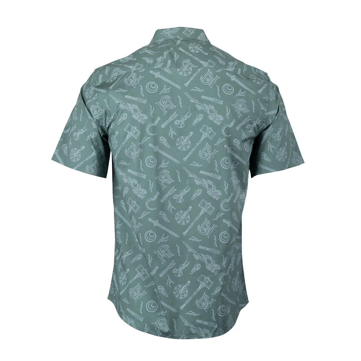 Bells Hells Weapons Button Down Short Sleeve Shirt - Image 5