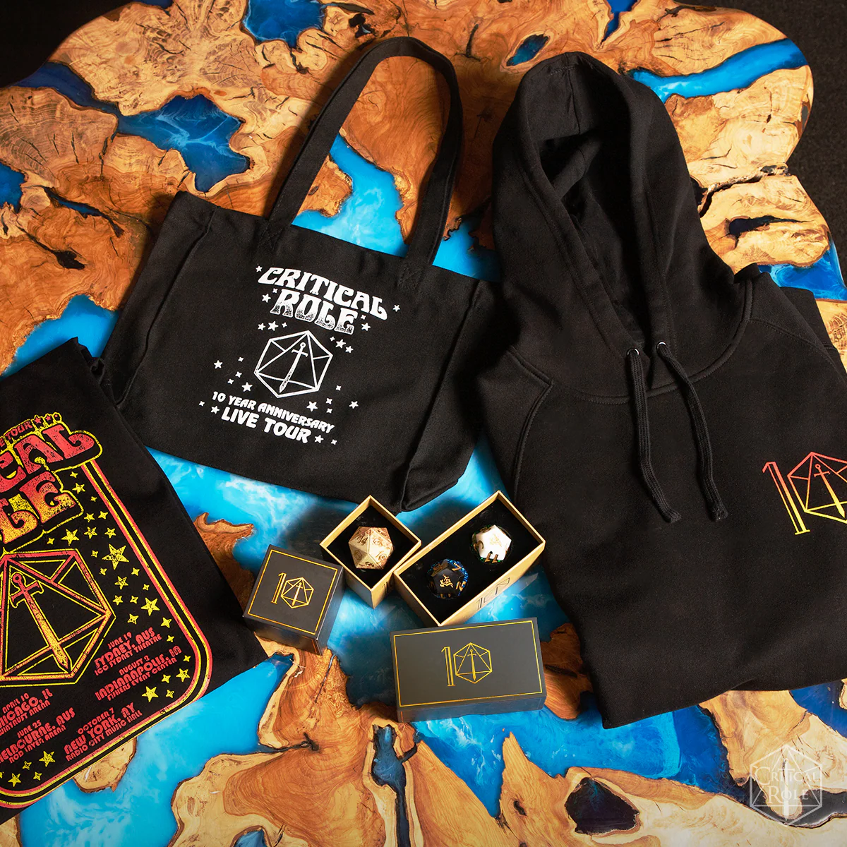 Critical Role 10 Year Anniversary Live Tour Hoodie - Image 3