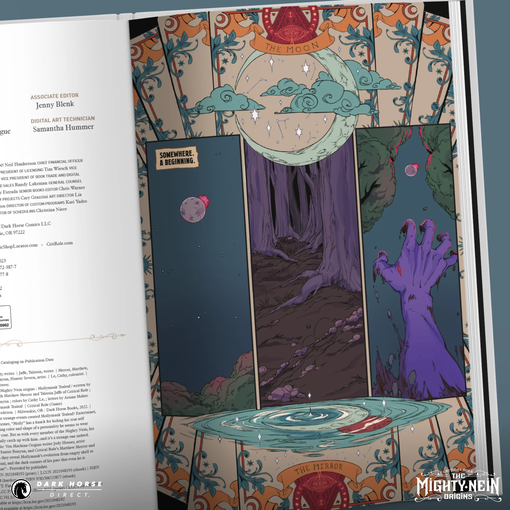 Critical Role: The Mighty Nein Origins--Mollymauk Tealeaf HC - Image 2
