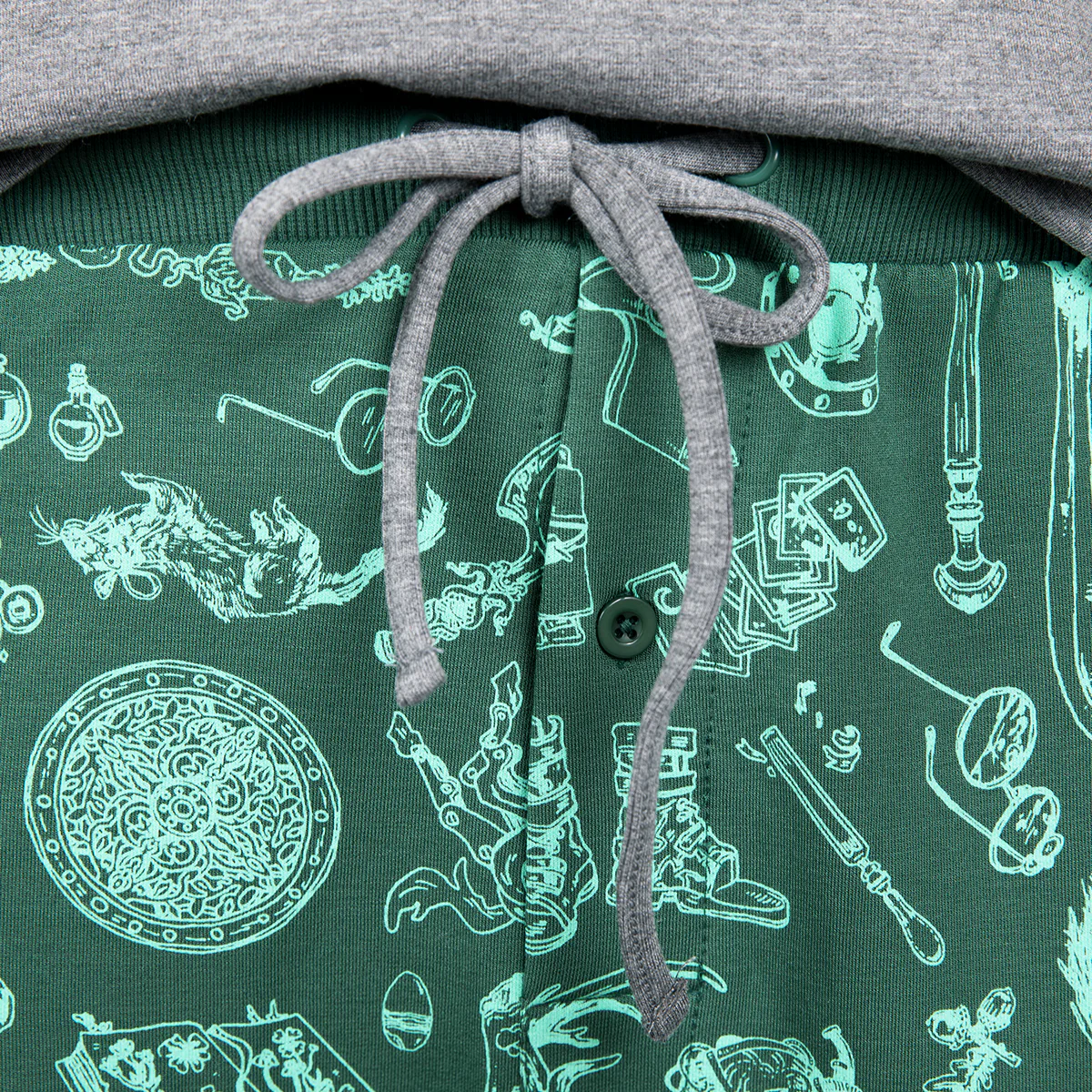 Critical Role Ultra Soft Forest Green Pajama Lounge Set - Image 4