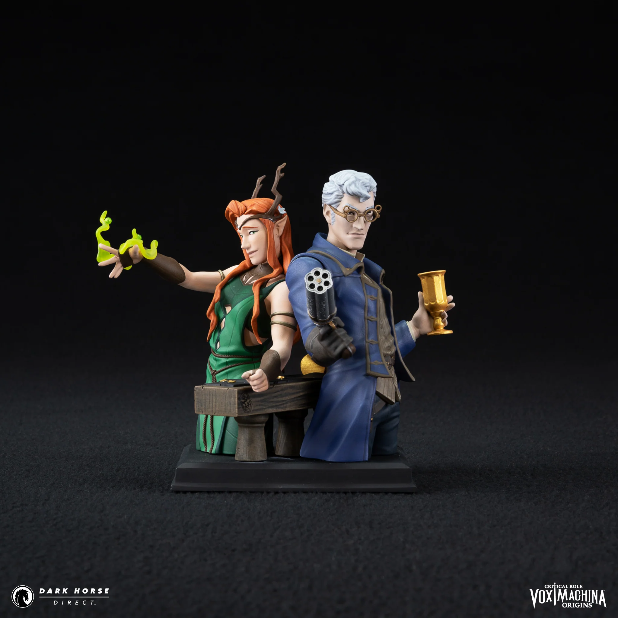 Vox Machina Origins - Keyleth and Percival Fredrickstein von Musel Klossowski de Rolo III Bust - Image 3