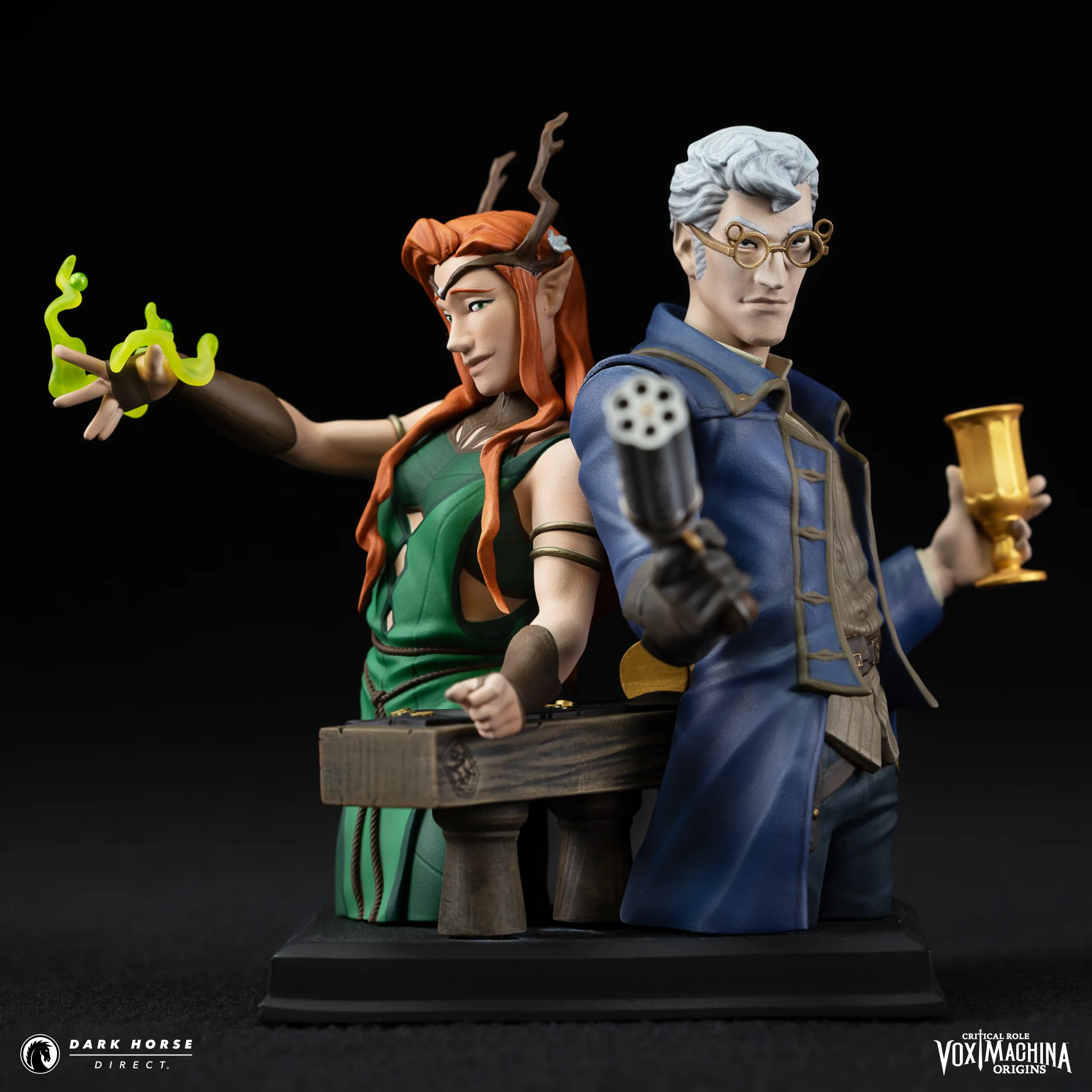Vox Machina Origins - Keyleth and Percival Fredrickstein von Musel Klossowski de Rolo III Bust - Image 4