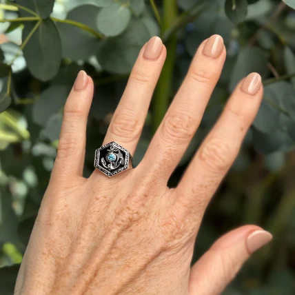 Critical Role X RockLove Fjord Stone Wedding Ring - Image 4