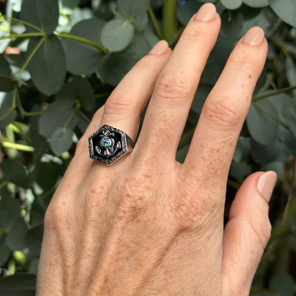 Critical Role X RockLove Fjord Stone Wedding Ring - Image 5