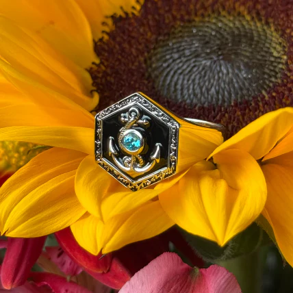Critical Role X RockLove Fjord Stone Wedding Ring - Image 6