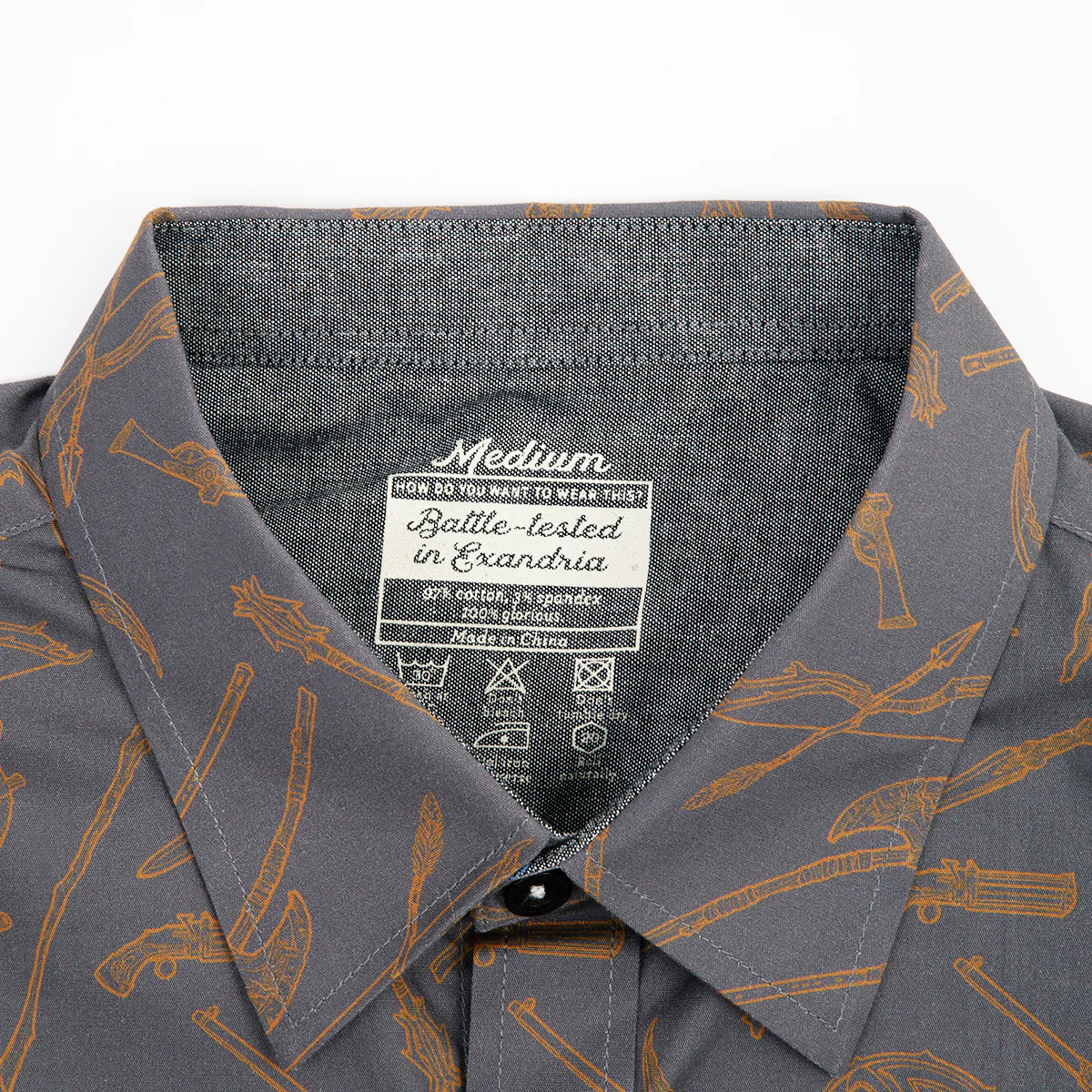 Vox Machina Weapons Button Down Short Sleeve Shirt - Image 10
